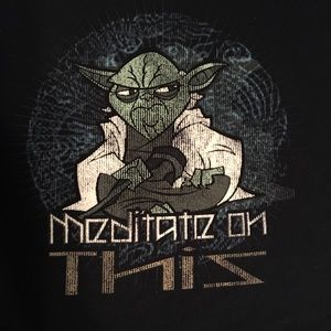 Navy Star Wars Yoda Clone Wars T-Shirt - 2003/2004